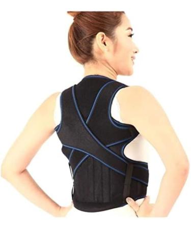 Orthopedic Vest Posture Correct Belt For Health Care Adjustable Posture Corrector Corset Back Support Brace Band Belt Blue L Blue L - Buy Online on GoSupps.com