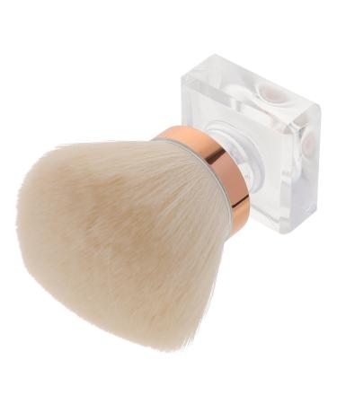 VINTORKY face Mushroom head Miss blush brush Makeup Tools plastic powder brush artificial fiber paint Foundation Brush manicure white highlighter makeup brush round head makeup powder