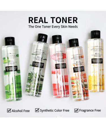 Real Toner Facial Toner with Calendula Extract - Soothing Calming & Hydrating Alcohol-Free & Vegan - 6.76 oz - Buy Online on GoSupps.com