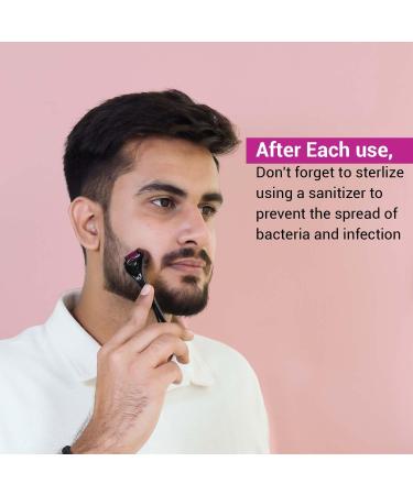 Sotrue Dermaroller for Hair Growth 0.5mm - 540 Titanium Needles | Repair Damaged Hair Activate Follicles | Effective Solution for Hair Loss & Compression | Easy Application - Buy Online on GoSupps.com