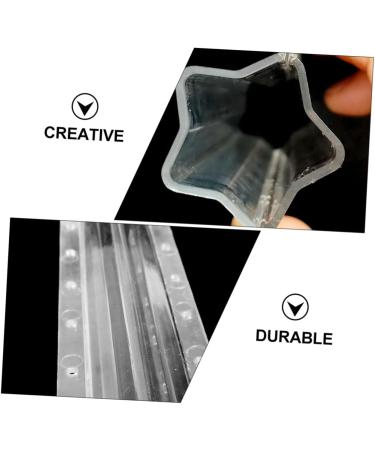 SUPVOX 6 pcs Vegetables Stencil Clear Growing Garden Tools Heart-Shaped Cube Gardening Growth Heart - Buy Online on GoSupps.com