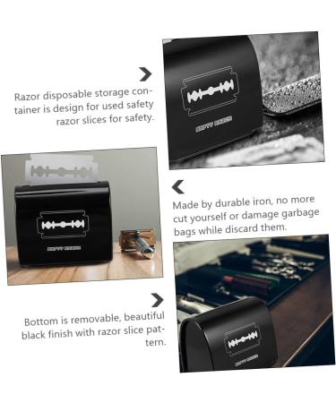 Minkissy 3-Stage Blade Storage Box | All-Purpose Knife Blade Disposal & Recycling Container | Mini Waste Bucket for Travel Storage - Buy Online on GoSupps.com