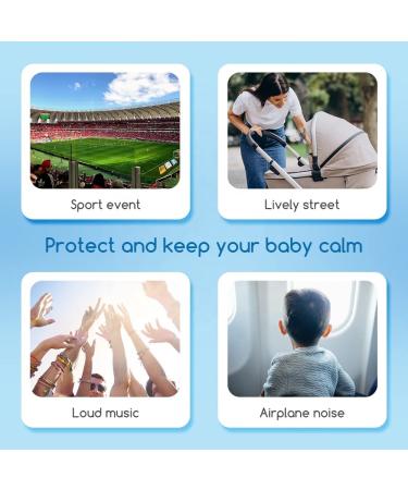 FROLIKA Baby Ear Defenders - Red & White Infant Ear Protection Earmuffs for Noise Reduction - Buy Online on GoSupps.com