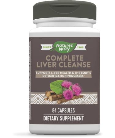 Nature's Way Complete Liver Cleanse Supports Liver Health* 84 Capsules - Buy Online on GoSupps.com