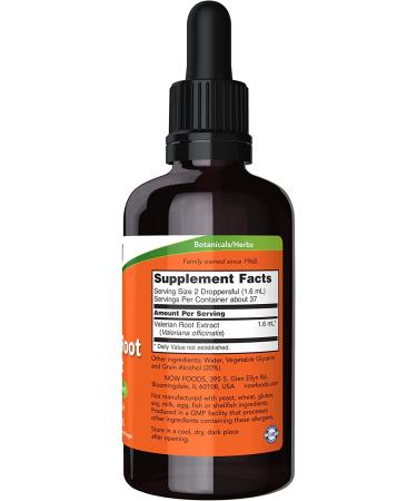 Now Foods Valerian Root Extract 2 fl oz - Natural Sleep Aid & Herbal Supplement - Buy Online on GoSupps.com