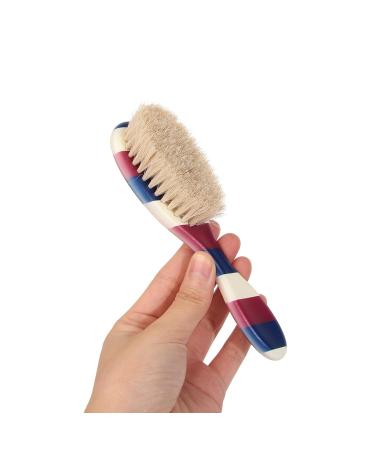 Buy Professional Barber Straight Edge Razor & Fade Brush Set | 5 Blades for Close Shaving & Hair Cutting | Red/White/Blue - Buy Online on GoSupps.com