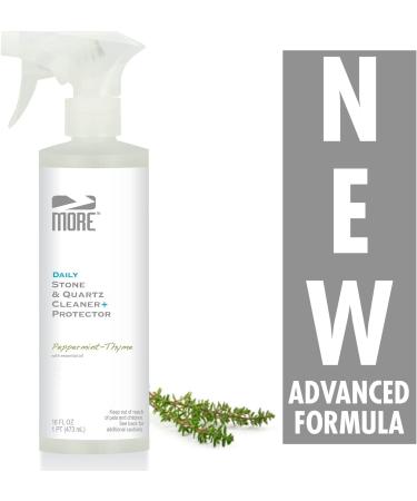 MORE Stone & Quartz All Purpose Cleaning Spray + Protector - Peppermint 16oz Twin Pack - Buy Online on GoSupps.com