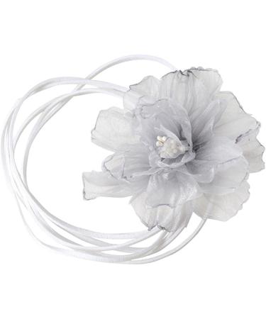 Stylish Light Gray Flower Necklace with Sun Trailer | Oralgo Fashionable Jewelry for Every Occasion - Buy Online on GoSupps.com