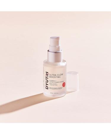 DYUTIH Organics ULTRA GLOW BOOSTING Vitamin-C + Lotus Flower Serum. Cruelty-Free Vegan Plant-based Formula Made with Organic Ingredients (1 fl.oz)