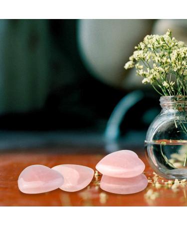 Marrywindix 15 Packs Rose Stone Heart Worry Stones - Healing Crystal Chakra Reiki Balancing Set - Buy Online on GoSupps.com