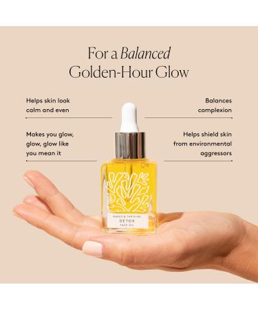 Naked & Thriving Detox Balancing Face Oil | Organic Vegan Oil for Oily Blemish-Prone Skin | Jojoba Primrose & Almond Oils | 1.18 oz - Buy Online on GoSupps.com