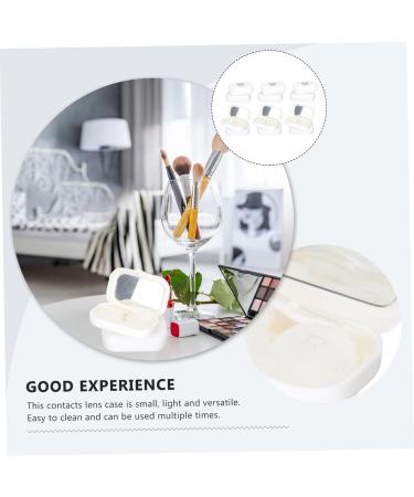 Buy Healvian 60-Piece Lens Container Kit - Travel Cases for Contact Lenses & Tweezers - Invisible White Cosmetic Lens Holders - Buy Online on GoSupps.com