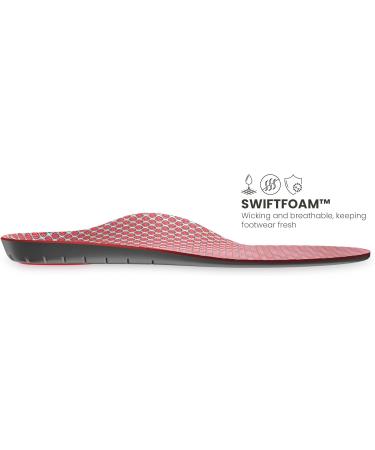 LightFeet Active Support Insoles | Arch Support & Comfort by Aussie Podiatrists | 3-Step Alignment & Injury Prevention | Size M M 8-9 / W 9-10 - Buy Online on GoSupps.com