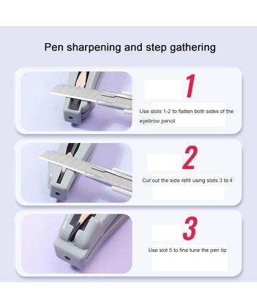 Eyebrow Pencil Sharpener | Duckbill-Shape Eyebrow Pencil Shaper | 4 in 1 Eyebrow Pencil Sharpener | Eyebrow Trimmer | Eyebrow Makeup Sharpener| Eye Makeup Shaping Aid | Eyebrow Pencil - Buy Online on GoSupps.com