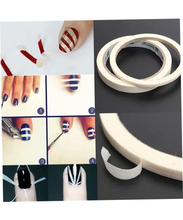 1 Roll Nail Tape Strips Nail Art Tape Nail Art Adhesive Tape Nail Art Tips Guide Creative DIY Nail Art Supplies Convenient Nail Sticker Manicure Tools - Buy Online on GoSupps.com