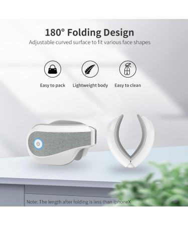 Eye Massager with Heat Ultimate Eye Care Device for Relaxation & Dark Circle Reduction | Perfect Mother's Day Gift - Buy Online on GoSupps.com