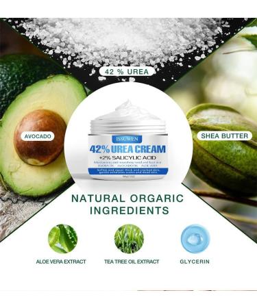 Urea Foot Cream 42% Urea Cream Cracked Heel Repair Cream Foot Cream for Cracked Heels and Dry Skin Callus Remover for Dry and Hard Skin Heel Balm for Hand Foot And Body Care 100g - Buy Online on GoSupps.com