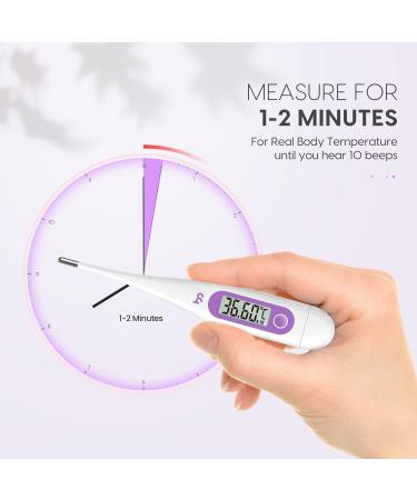 Femometer Digital Basal Body Temperature Thermometer for Fertility Tracking - Purple - Buy Online on GoSupps.com