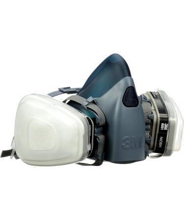 3M Professional Half Mask Organic Vapor P95 Respirator Recommended For Spray Painting And Jobs With Solvents Long Lasting Comfort Large (R-7513ES) - Buy Online on GoSupps.com