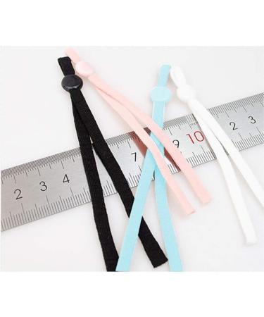 Adjustable Elastic Mask Strap with Buckle - 50 Pieces Pink Earloop Lanyard for DIY Mask Making - Buy Online on GoSupps.com