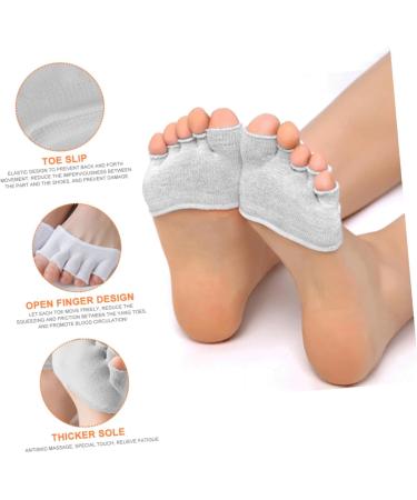 Shop Tovinanna 8 Pairs Peep-Toe Socks | No-Show & Half Socks for Women | Ideal for High Heels & Sneakers | Fast International Shipping - Buy Online on GoSupps.com