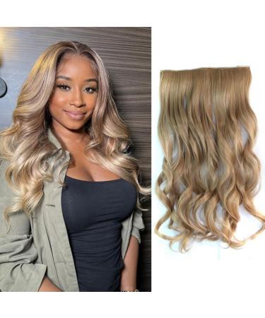 Hair Extensions 24Inch Synthetic Long Wavy Wig Clip in Hair Extensions with 5 Clips in Hair Extensions Long Wavy Synthetic Hairpieces for Women Hair Pieces(5C-99J) 24inches 5C-99J - Buy Online on GoSupps.com