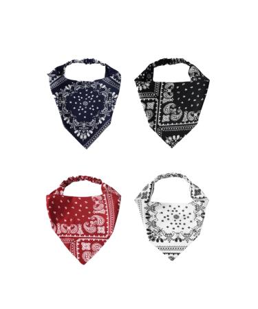 JIIJCAAC Women's Hairstyle Wide Headband Retro Versatile Trendy Bag Headband Fashion Women's Hair Accessories - Perfect for Yoga and Sports (Bohemia 4-Piece Set)