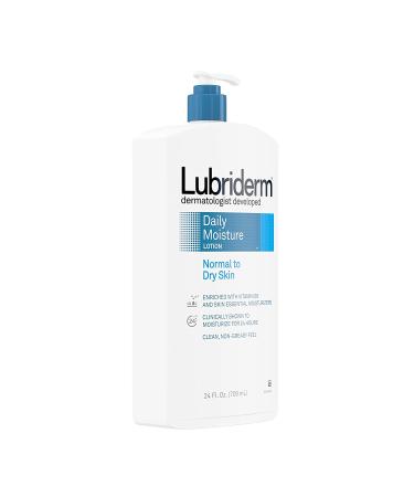 Lubriderm Daily Moisture Hydrating Lotion with Pro-Vitamin B5 - 24 fl. oz - Buy Online on GoSupps.com