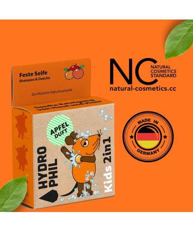 Hydrophil Shampoo & Shower 2in1 apple 60 g - Buy Online on GoSupps.com