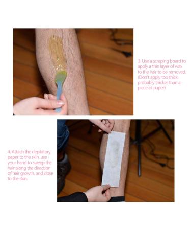 500PCS Non Woven Hair Removal Wax Strips for Arms Legs & Armpits - Body Depilatory Wax Paper - Buy Online on GoSupps.com