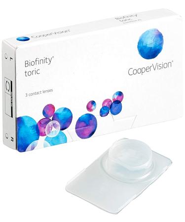 Biofinity Toric monthly soft lenses 3 pieces / BC 8.70 mm / DIA 14.5 / CYL -0.75 / AXIS 140 / -1 diopters