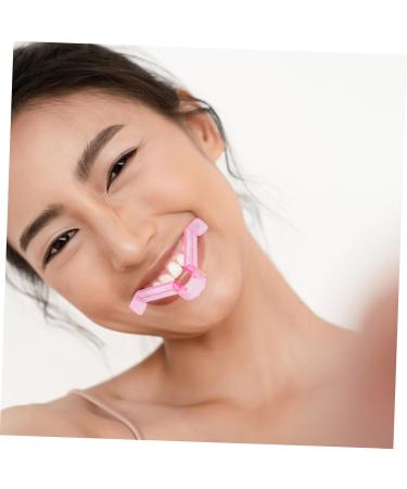 MERRYHAPY Lip Muscle Trainer Exerciser Muscle Lips Trainer Lift Mouth Muscle Tightener Smile Corrector Muscle Tightening Face Oral Exerciser Lips Lift Tool 9.30X7.70X1.50CM Pink - Buy Online on GoSupps.com