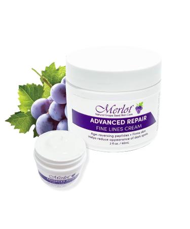 Merlot Fine Lines Eye Cream Advanced Repair with shea butter anti wrinkle peptides dark spot reducing moisture recovery for all skin types - Buy Online on GoSupps.com
