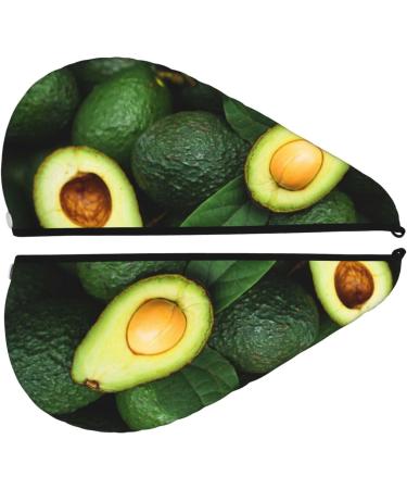 Buy Fresh Avocados Microfiber Hair Towel - Soft Super Absorbent Hair Wrap for Women - Quick Dry Coral Velvet for Long Curly & Thick Hair - Buy Online on GoSupps.com