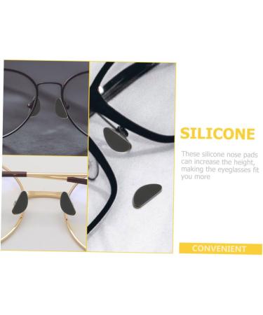 Healeeved 72 Pairs Self-Adhesive Silicone Glasses Nose Pads - Glow in the Dark Pads for Comfort | Durable Nasal Strips for Sunglasses - Black 1.9x0.1cm - Buy Online on GoSupps.com