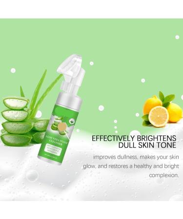 Nettoyant Visage Moussant L'aloe Vera - Nettoie En Douceur Les Pores Hydrate (sans Tiraillements) limine Impuret s L'acn Et Points Noirs For Une Peau Nette(1PCS) 1 g (Lot de 1) - Buy Online on GoSupps.com
