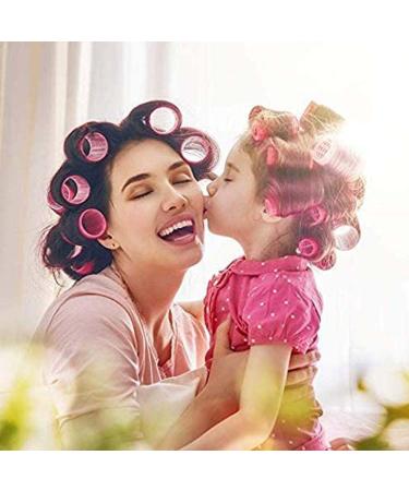 24PCS Super Jumbo Hair Rollers Self Grip Hair curlers With clipHair Curlers Sets No heating Jumbo Curler 12PCS and 12PCS sSainless Steel Duck Beak Clips for Long Medium Short Thick Thin Hair - Buy Online on GoSupps.com