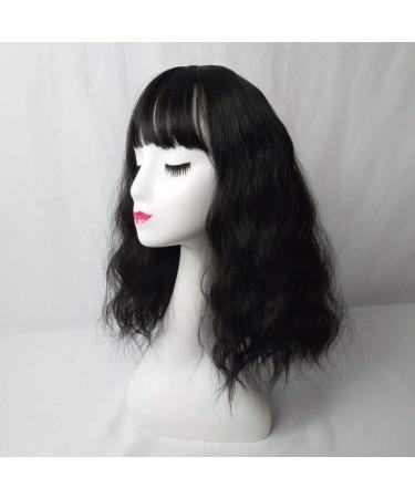 European & American Fashion Short Curly Wig for Women - Japanese & Korean Color Options | Light Brown & Black - Buy Online on GoSupps.com