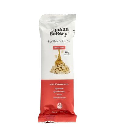 Julian Bakery Egg White Protein Bar Peanut Butter 12 Bars 2.1 oz (60 g) Each - Buy Online on GoSupps.com