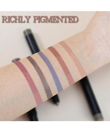 Glitter Eyeshadow Stick - Waterproof Cream Pencil with Sharpener | Easy-to-Use Shimmer Eye Shadow & Eyeliner - Buy Online on GoSupps.com