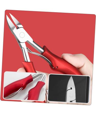 minkissy 1pc Nail Clippers Pedicure Tool Round Nose Nails Tools Nail Pliers Jewelry Making Pliers Thick Nail Painting Tools Nail Implements Nail Scissors Stainless Steel Nail Set Arc 13.8x6.8cm - Buy Online on GoSupps.com