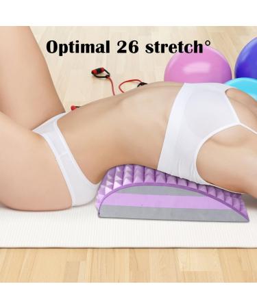 Align Neck and Back Extensor Neubleben - 2 in 1 Back Massage Device & Neck Stretcher for Pain Relief - Back Trainer & Stretch Device in Violet - Buy Online on GoSupps.com