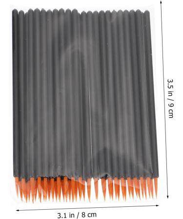 WOONEKY 200 Pcs Disposable Eyeliner Brush Make up Kit Cosmetic Eyeliner Wand Lip Liner Brushs Cosmetic Brush - Buy Online on GoSupps.com