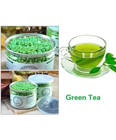 GreenLife 300g Hard Wax Beads Hard Wax Beans Hair Removal Painless Waxing Bean Home wax Kit for Facial Legs Arms Body Bikini Brazilian Pearl Depilatory Hot Waxs for Women and Men (300g bottled Green tea) - Buy Online on GoSupps.com