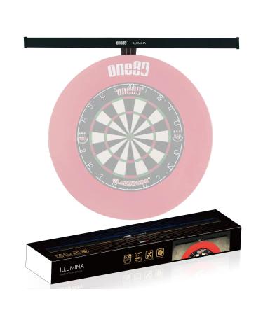 ONE80 ILLUMINA Dartboard Lighting System, Minimum Shadow and Clear Vision Design, Natural Sunlight Effect, Dartboard and Surround NOT Included