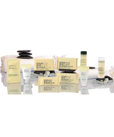 Good Day Hand and Facial Soap 0.85 oz - 50 White Bars | Moisturizing Travel Size Bulk Soap - Ideal for Hotels, Rentals, Charity Donations and Spas - Buy Online on GoSupps.com