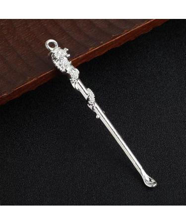 Ximimark 12 pcs Vintage Brass Dragon Ear Spoons - Intricately Carved Ear Cleaning Tool & Safe Wax Remover Keychain Pendant for Optimal Ear Hygiene - Buy Online on GoSupps.com