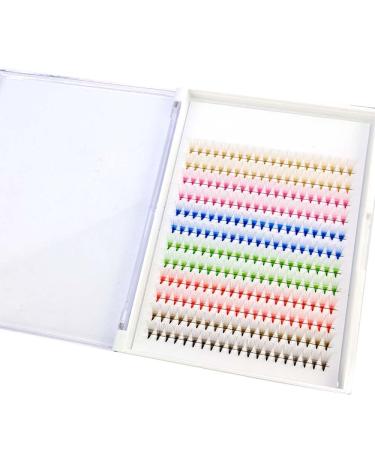 HBZGTLAD 120/240PCS Mix Colors Premade Fans Nature Long Volume Eyelashes - 8mm C Curl 0.07mm 240 Fans - Buy Online on GoSupps.com