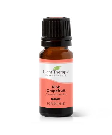 Plant Therapy Pink Grapefruit Essential Oil 10 mL (1/3 oz) 100% Pure Undiluted Natural Aromatherapy Therapeutic Grade