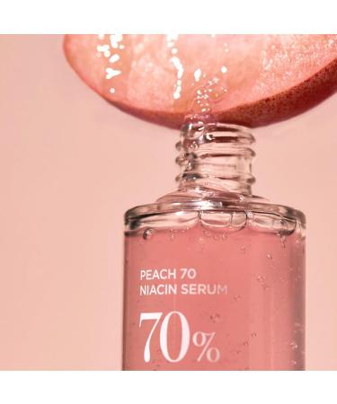 Peach 70 Niacin Serum 70% Peach Niacinamide Serum Hydrating Face Serum Daily Clean Beauty Skincare Face Serum for Women(30ml) - Buy Online on GoSupps.com